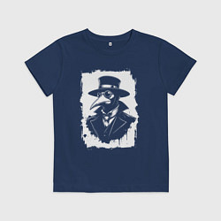 Детская футболка Чумной доктор в шляпе