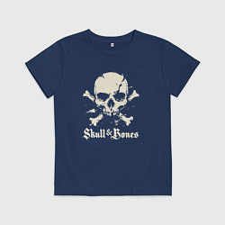 Детская футболка Skull and bones