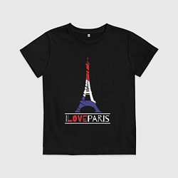Детская футболка Love Paris