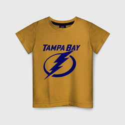 Футболка хлопковая детская HC Tampa Bay, цвет: горчичный