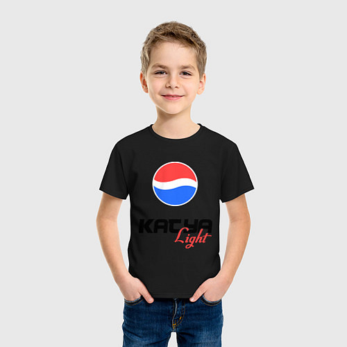 Детская футболка Катя Лайт / Черный – фото 3