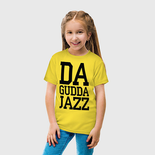 Детская футболка Da gudda / Желтый – фото 4