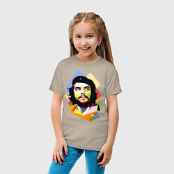 Футболка хлопковая детская Che Guevara Art, цвет: миндальный — фото 2