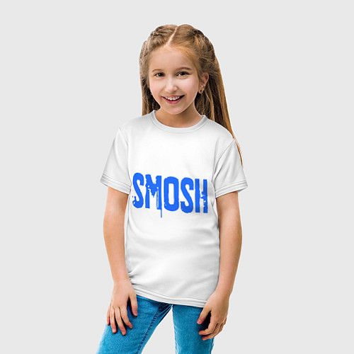 Детская футболка Smosh / Белый – фото 4