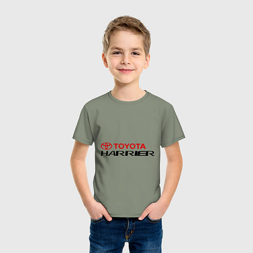 Детская футболка Toyota Harrier / Авокадо – фото 3