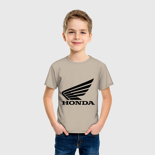 Детская футболка Honda Motor / Миндальный – фото 3