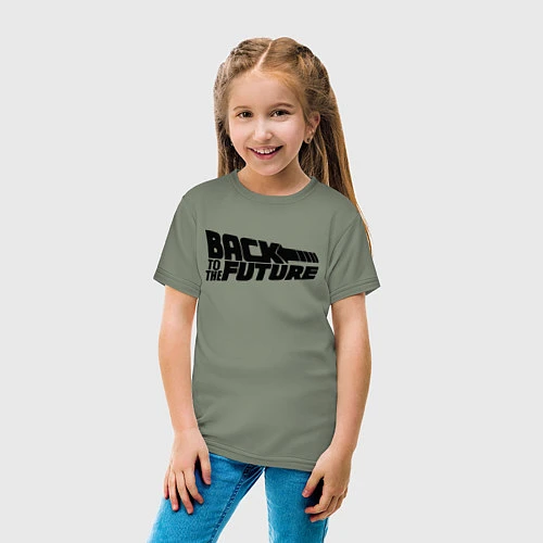 Детская футболка Back to the future / Авокадо – фото 4