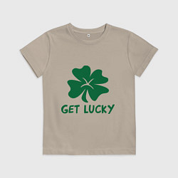 Детская футболка Get lucky