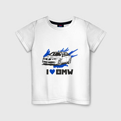 Детская футболка I love BMW