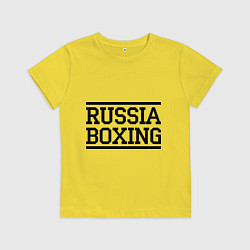 Детская футболка Russia boxing