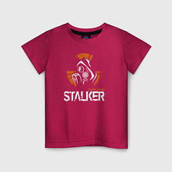 Футболка хлопковая детская STALKER: Online, цвет: маджента