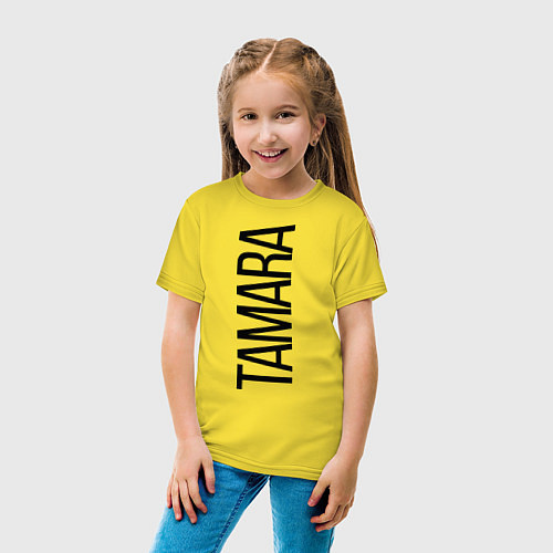 Детская футболка Тамара / Желтый – фото 4