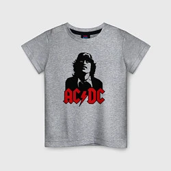 Футболка хлопковая детская AC/DC Madness, цвет: меланж