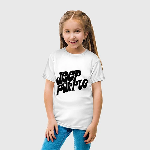 Детская футболка Deep Purple / Белый – фото 4