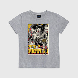Футболка хлопковая детская Pulp Fiction Stories, цвет: меланж