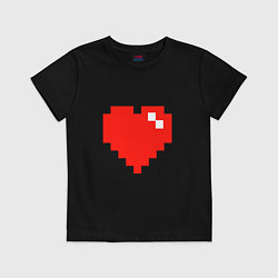 Футболка хлопковая детская Minecraft Lover, цвет: черный
