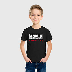 Футболка хлопковая детская Armin van Buuren: Embrace, цвет: черный — фото 2