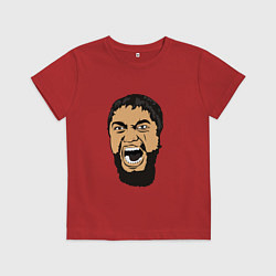 Детская футболка Леонид - this is Sparta meme