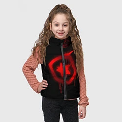 Детский жилет Gambit: Black collection, цвет: 3D-красный — фото 2