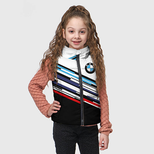 Детский жилет BMW BRAND COLOR БМВ / 3D-Светло-серый – фото 3