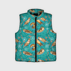 Детский жилет Весёлые выдры - семейство