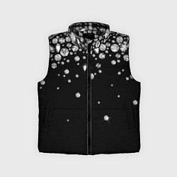 Детский жилет Бриллиантовый дождь, цвет: 3D-черный