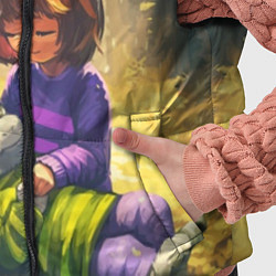 Детский жилет Фриск и Азриэль, цвет: 3D-черный — фото 2