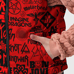 Детский жилет ЛОГОТИПЫ РОК ГРУПП, цвет: 3D-черный — фото 2