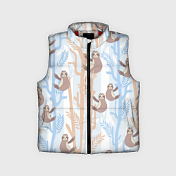 Детский жилет Ленивец стайл, цвет: 3D-красный