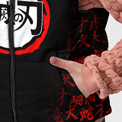 Детский жилет KIMETSU NO YAIBA, цвет: 3D-светло-серый — фото 2