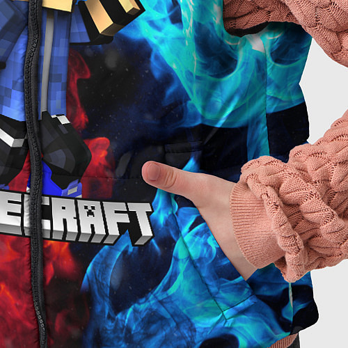 Детский жилет Minecraft Майнкрафт / 3D-Красный – фото 5