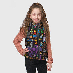Детский жилет MINECRAFT, цвет: 3D-черный — фото 2