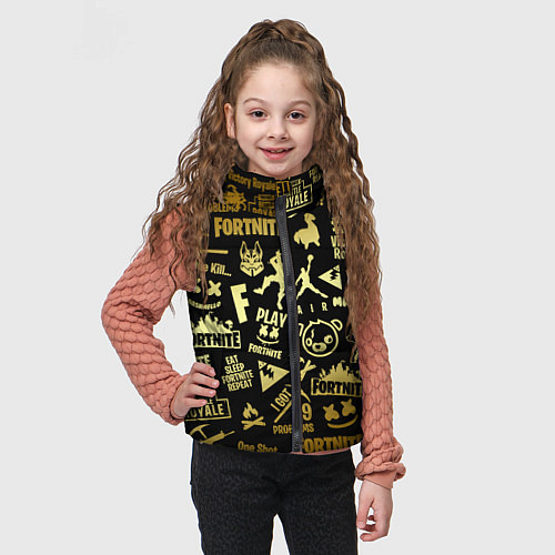 Детский жилет FORTNITE / 3D-Светло-серый – фото 3