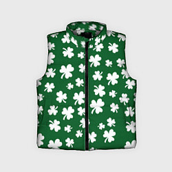 Детский жилет ДЕНЬ СВЯТОГО ПАТРИКА, цвет: 3D-светло-серый