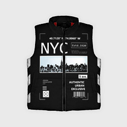 Детский жилет Off-White: NYC, цвет: 3D-красный