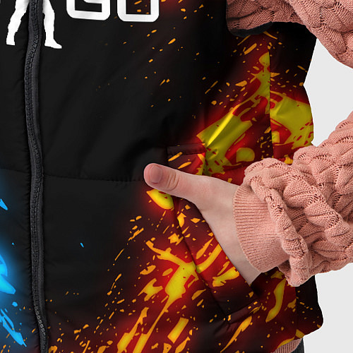 Детский жилет CS GO / 3D-Красный – фото 5