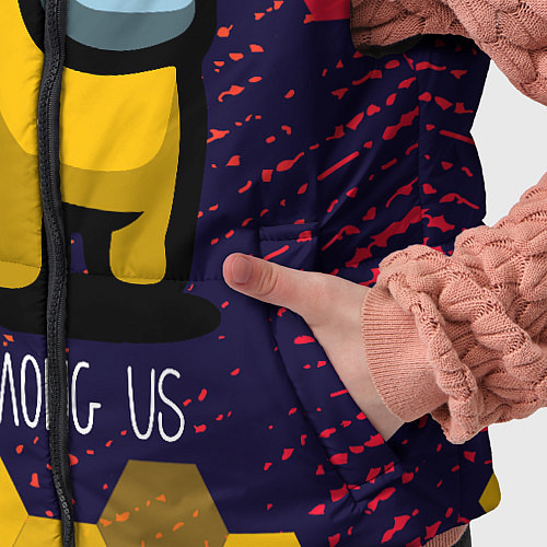 Детский жилет AMONG US АМОНГ АС / 3D-Красный – фото 5