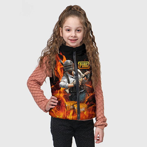 Детский жилет PUBG / 3D-Светло-серый – фото 3