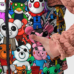 Детский жилет ROBLOX PIGGY, цвет: 3D-черный — фото 2