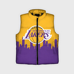 Детский жилет LOS ANGELES LAKERS, цвет: 3D-черный