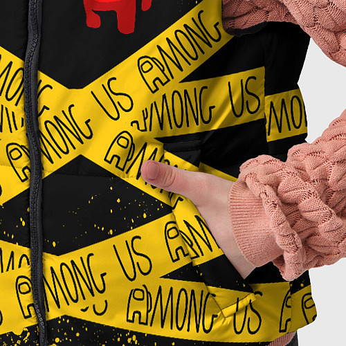 Детский жилет AMONG US Амонг Ас / 3D-Красный – фото 5
