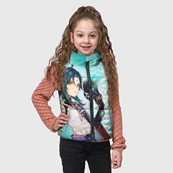 Детский жилет GENSHIN IMPACT, СЯО, цвет: 3D-черный — фото 2