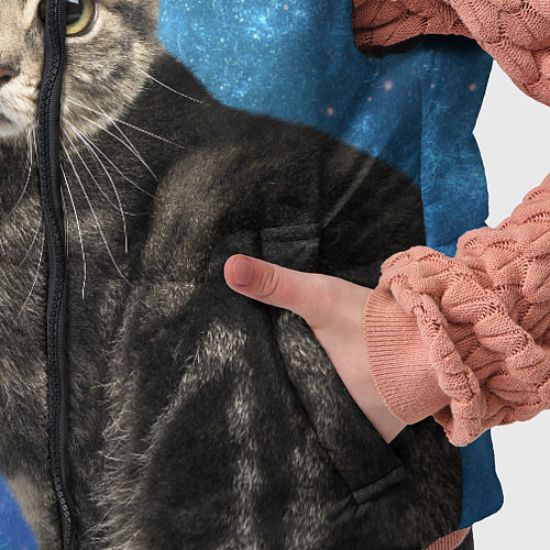 Детский жилет Кот Космос / 3D-Красный – фото 5