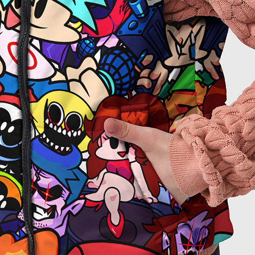 Детский жилет Friday Night Funkin все герои / 3D-Красный – фото 5