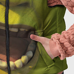 Детский жилет Shrek is Yelling, цвет: 3D-черный — фото 2