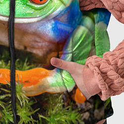 Детский жилет Тропическая лягушка, цвет: 3D-красный — фото 2