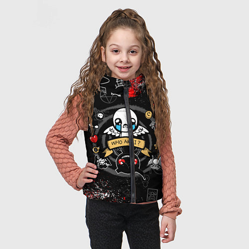 Детский жилет The Binding of Isaac ИСААК / 3D-Светло-серый – фото 3