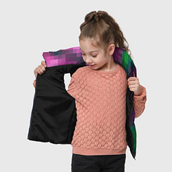 Детский жилет Разноцветный геометрический уз, цвет: 3D-черный — фото 2