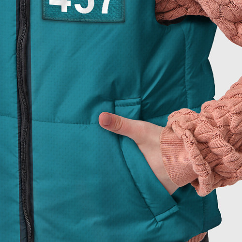 Детский жилет Форма игрока Игра в кальмара / 3D-Красный – фото 5