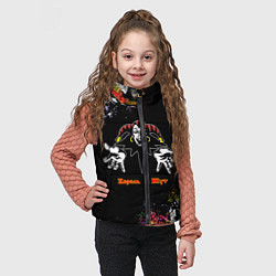 Детский жилет Лого рок групп, цвет: 3D-светло-серый — фото 2